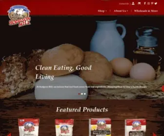 Hodgsonmill.com(Stone ground Flours) Screenshot