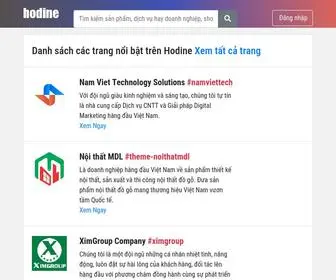 Hodine.com(Chia sẻ và tìm kiếm thông tin) Screenshot
