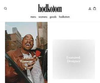 Hodkotom.com(Vintage Clothing Online Shop) Screenshot