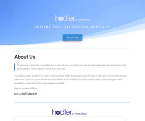 Hodler.enterprises(Cutting Edge Technology Services) Screenshot