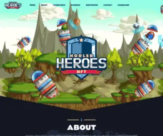 Hodlerheroes.org(Mint NFT Heroes) Screenshot