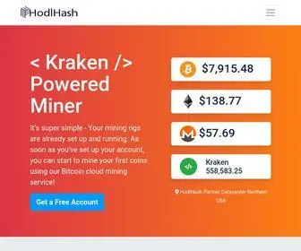 Hodlhash.io(Largest Crypto) Screenshot