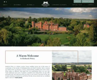 Hodsockpriory.com(Hodsock Priory) Screenshot