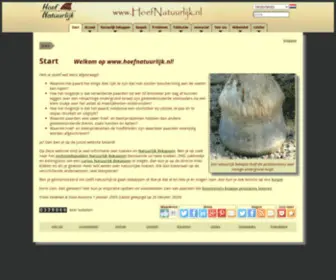 Hoefnatuurlijk.nl(Hoef Natuurlijk) Screenshot