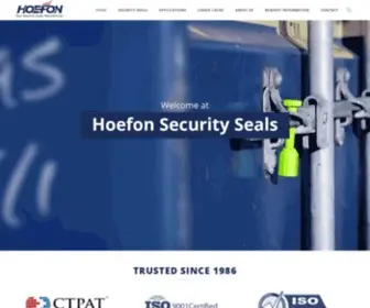 Hoefonsecurityseals.com(Hoefon Security Seals) Screenshot