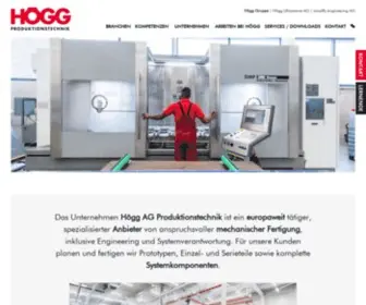 Hoegg.ch(Högg AG Produktionstechnik) Screenshot