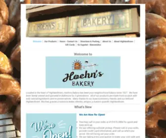 Hoehnsbakery.com(Hoehnsbakery) Screenshot