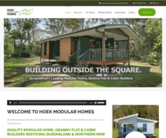 Hoekmodularhomes.com(Hoek Modular Homes) Screenshot