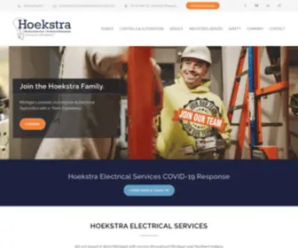 Hoekstraelectric.com(Hoekstra Electrical Services) Screenshot