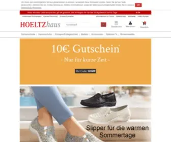 Hoeltzhaus.de(HOELTZhaus Bequemschuhe im Online) Screenshot