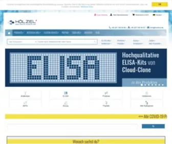 Hoelzel-Biotech.com(Hölzel Biotech) Screenshot