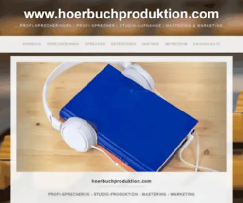 Hoerbuchproduktion.com(Wir produzieren Ihr Hörbuch) Screenshot