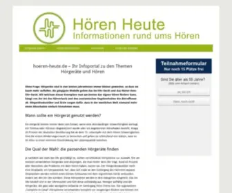 Hoeren-Heute.de(Ihr Infoportal zu den Themen H) Screenshot