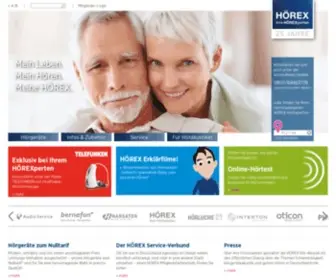 Hoerex.de(HÖREX Ihre HörExperten) Screenshot