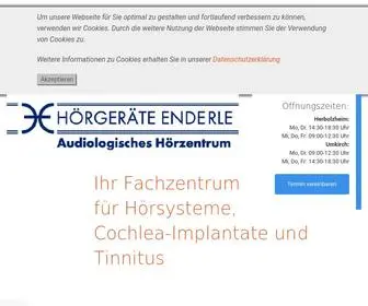 Hoergeraete-Enderle.de(Hörgeräte) Screenshot