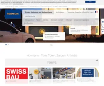Hoermann.ch(Garagentore, Haustüren und Innentüren) Screenshot