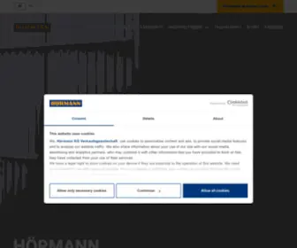 Hoermann.com(Willkommen bei Hörmann) Screenshot