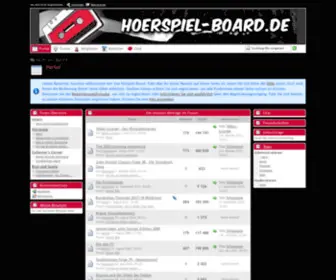 Hoerspiel-Board.de(Portal) Screenshot