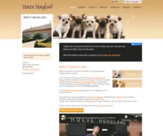 Hoevehoogland.be(Hoeve Hoogland) Screenshot