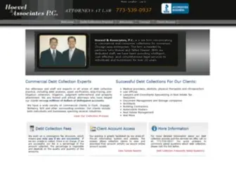 Hoevellaw.com(Debt Collection Attorneys Chicago) Screenshot