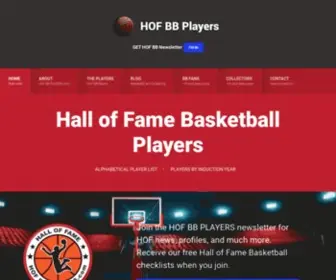 Hofbbplayers.com(HOF BB Players) Screenshot