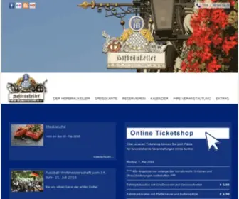 Hofbraeukeller.de(Hofbräu Startseite) Screenshot