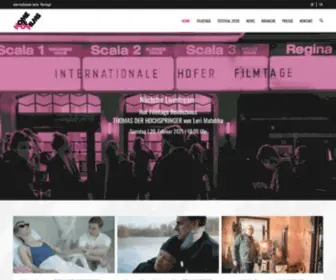 Hofer-Filmtage.com(Home of Films) Screenshot