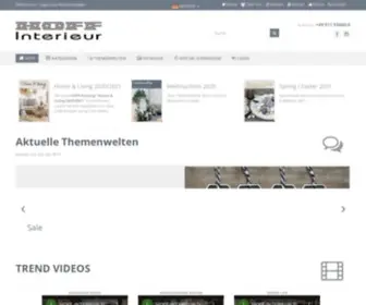 Hoff-Interieur.de(Hoff Interieur) Screenshot