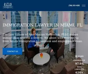 Hoffendenlaw.com(Law Offices of Ama) Screenshot