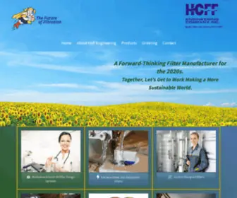 Hoffengineering.com(Filters for metalworking) Screenshot
