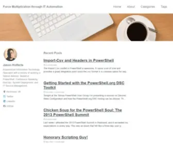 Hofferle.com(Force Multiplication through IT Automation) Screenshot