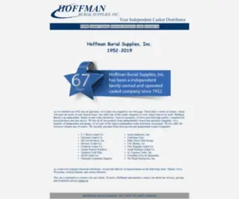 Hoffmanburial.com(Hoffman Burial Supplies) Screenshot