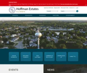 Hoffmanestates.com(Village of Hoffman Estates) Screenshot