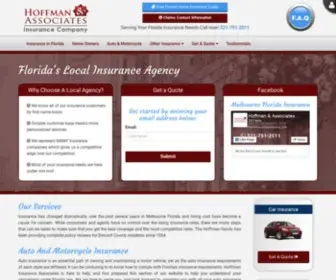 Hoffmaninsurancecompany.com(Hoffman & Associates Insurance Company) Screenshot