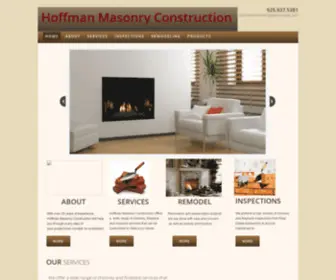 Hoffmanmasonry.com(Hoffman Masonry Construction) Screenshot