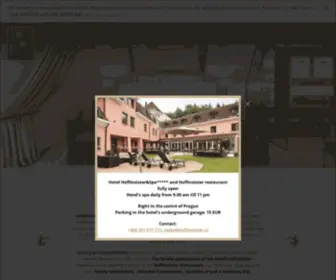 Hoffmeister.cz(Hotel Hoffmeister Praha) Screenshot