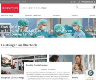 Hofgartenklinik.de(Hofgartenklinik) Screenshot