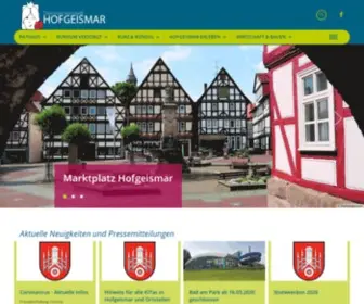 Hofgeismar.de(Hofgeismar) Screenshot