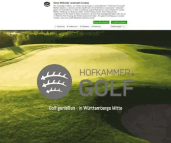 Hofkammer.golf(Besteht aus einem Partnerverbund von vier attraktiven Golfanlagen) Screenshot