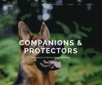 Hofkennel.co.uk(German Shepherd Breeders) Screenshot