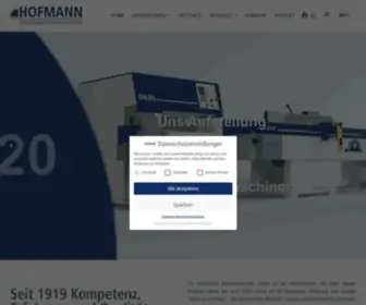 Hofmann-Maschinen.de(Hofmann) Screenshot