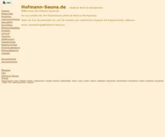 Hofmann-Sauna.de(Hofmann) Screenshot