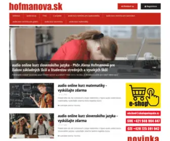 Hofmanova.sk(Hofmanova) Screenshot