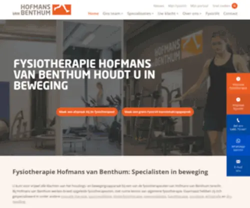 Hofmansvanbenthum.nl(Voor klachten aan het houdings) Screenshot