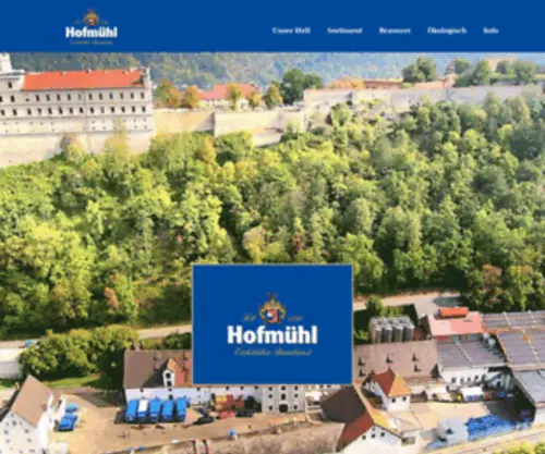 Hofmuehl.de(Privatbrauerei Hofmühl) Screenshot