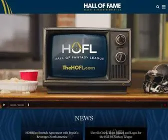 Hofreco.com(Hall of Fame Resort & Entertainment Co) Screenshot