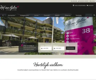 HofVangelre.nl(Hartelijk welkom) Screenshot