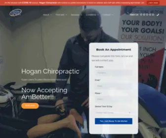 Hoganchiropractic.com(Sugar Land Chiropractors) Screenshot