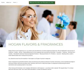 Hoganff.com(Hogan Flavors & Fragrances) Screenshot