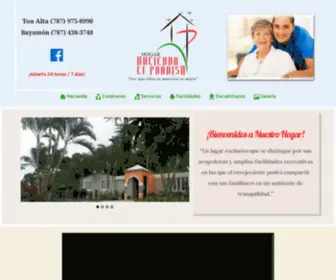 Hogarhaciendaelparaiso.com(Hogar Hacienda El Paraíso) Screenshot